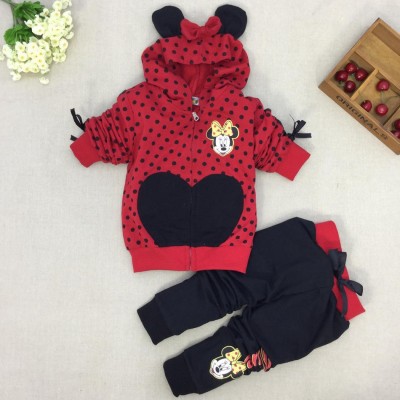 Conjunto de moletom da Minnie