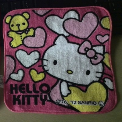 Toalha de rosto da Hello Kitty